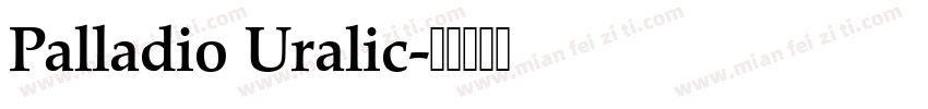 Palladio Uralic字体转换